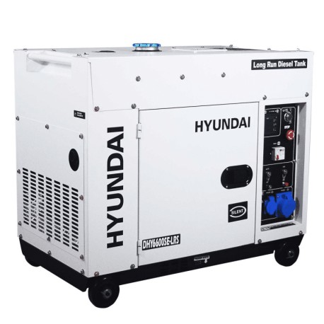 Generador eléctrico Hyundai 5.3 KW para apoyo solar